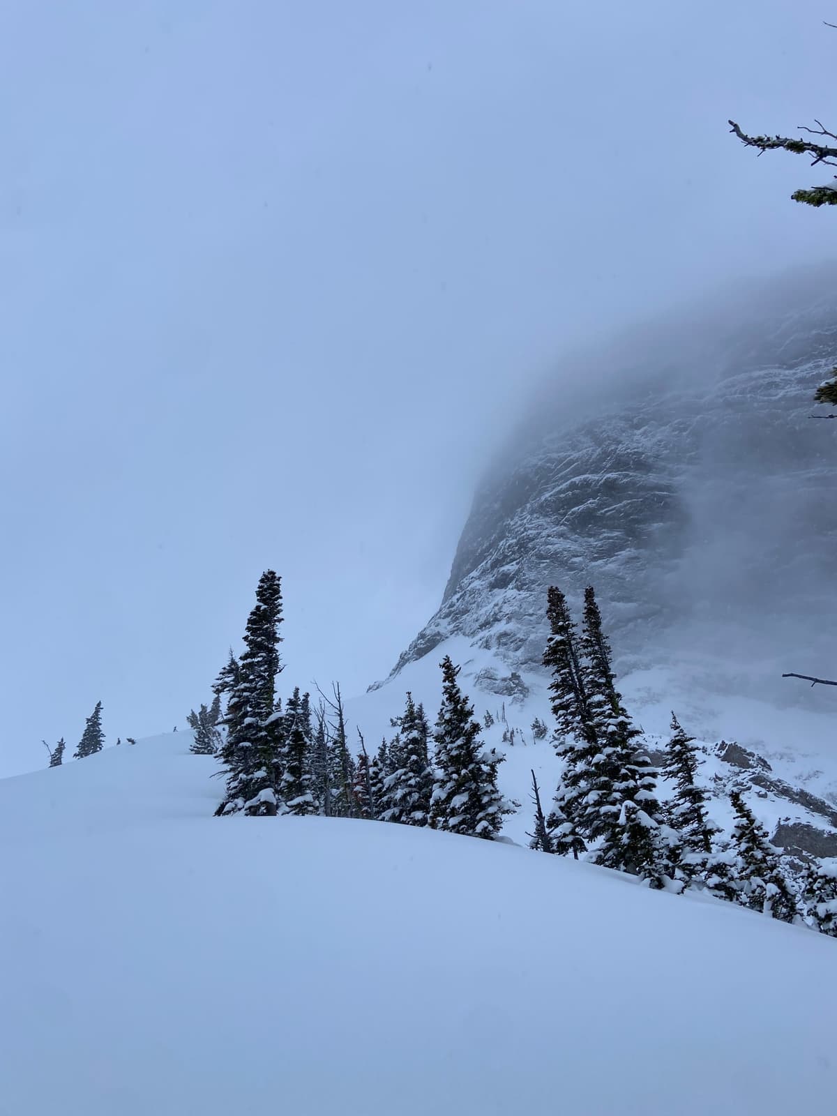 No wind effects on ridge tops