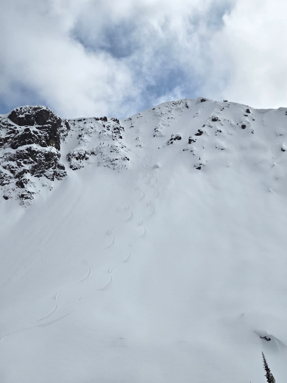 North face of two sisters peak