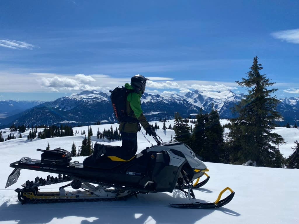 Alpine views were plentiful today.