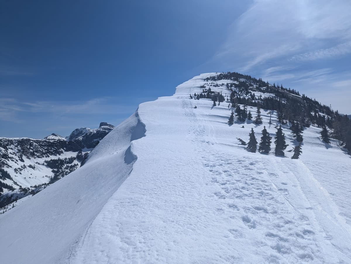 Coming down off zupjok heading to llama
