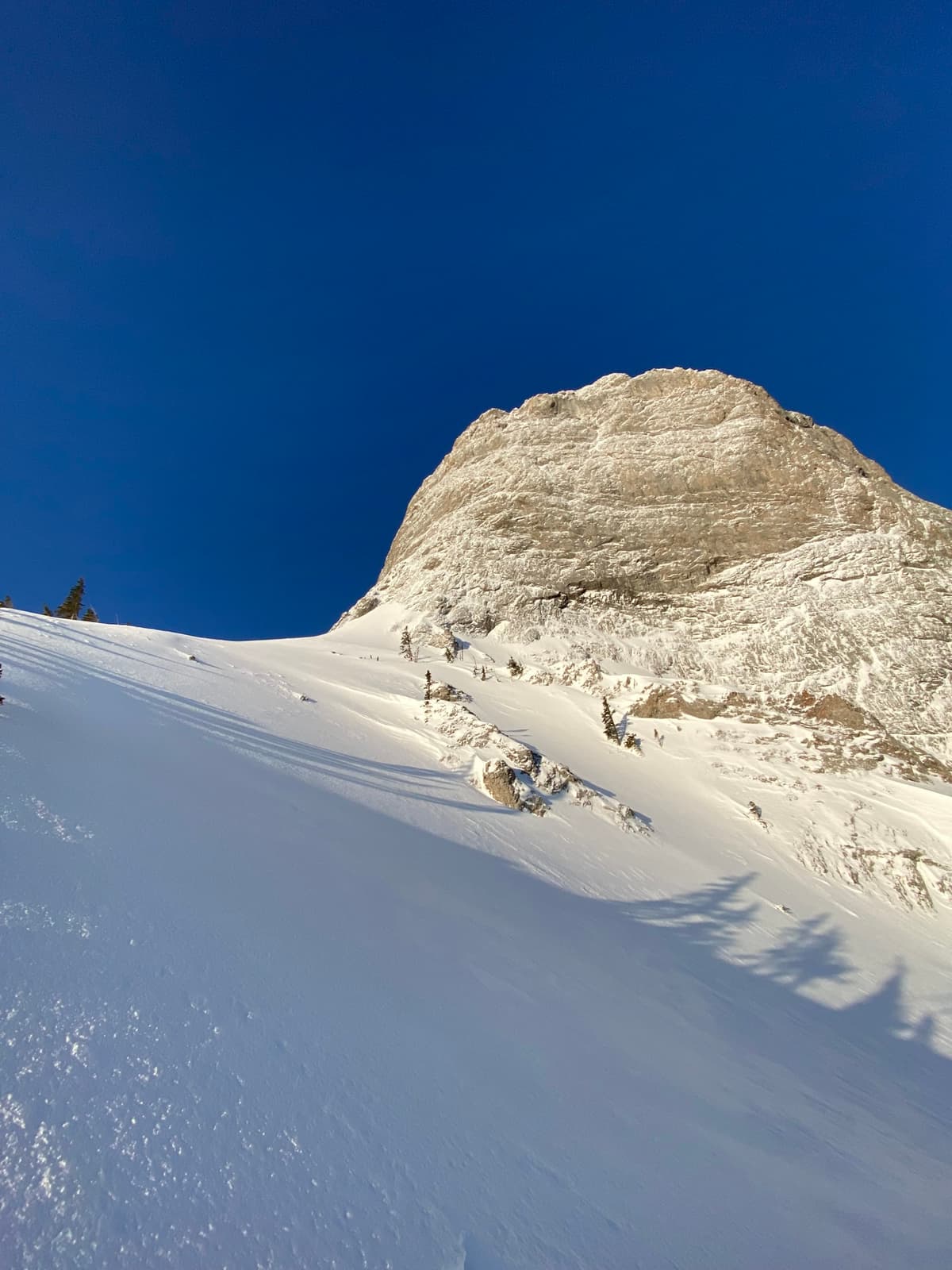Snow was unconsolidated and bonded well on the entrance. 