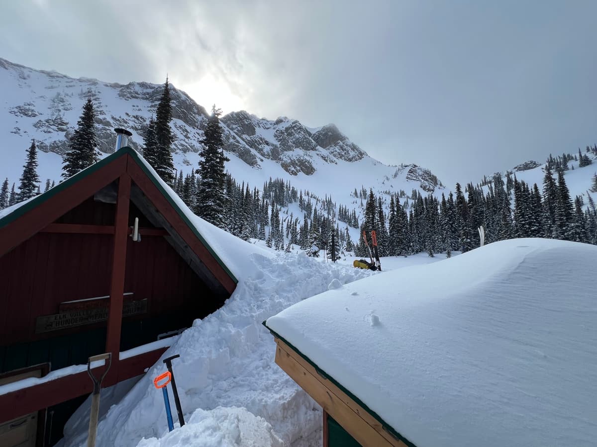 buried cabin!