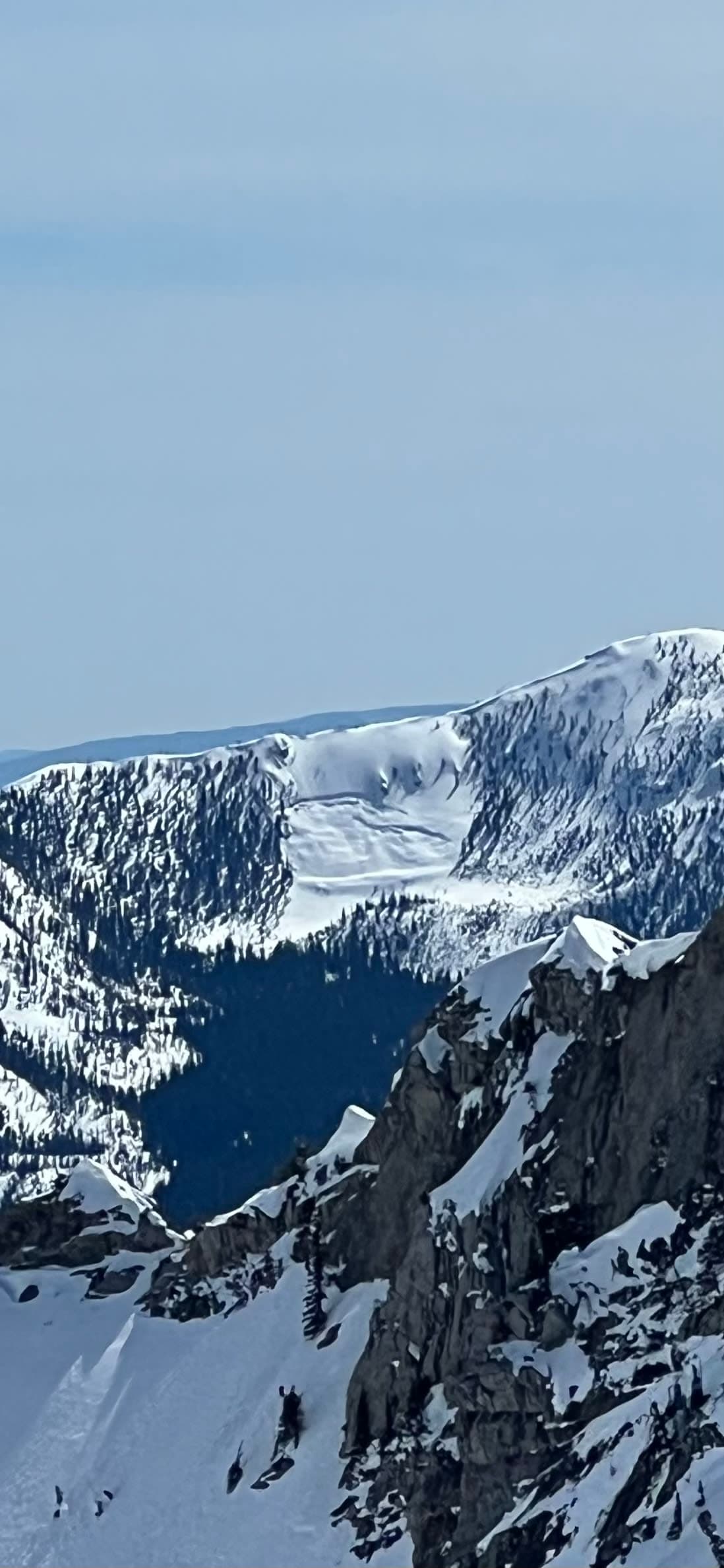 Glide slab on first peak