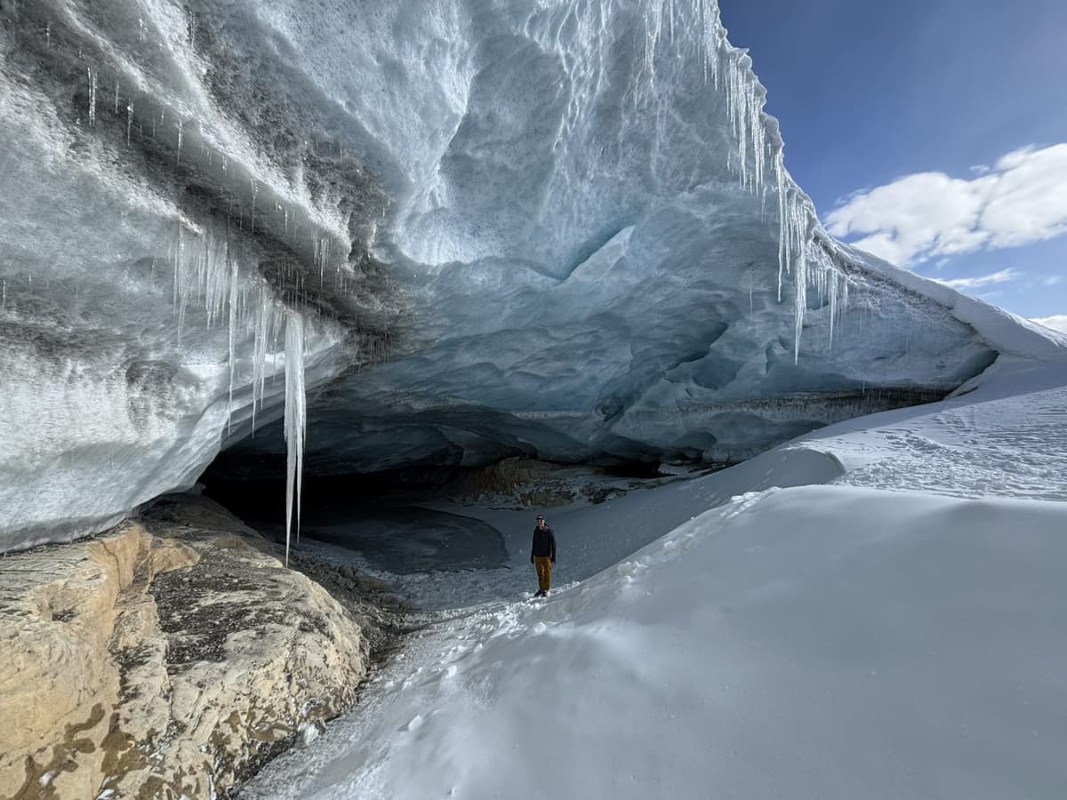 Ice cave on McArthur