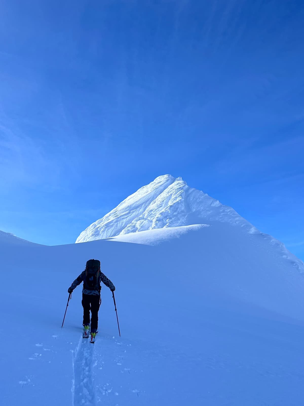 walking up the North side of Taiya