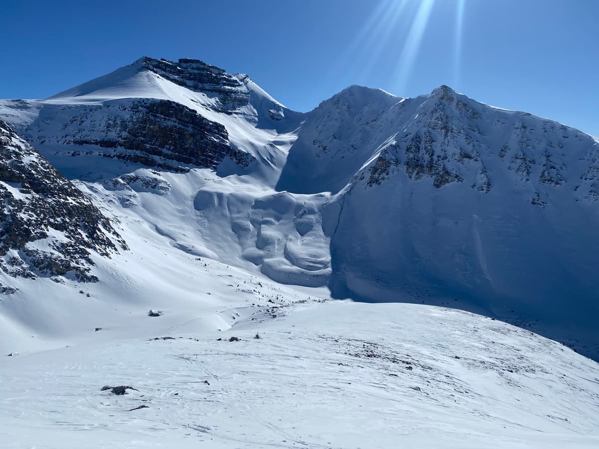 Cirque forepeak north slopes