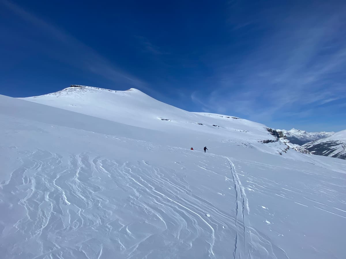 Looking north from the Cirque Observation col