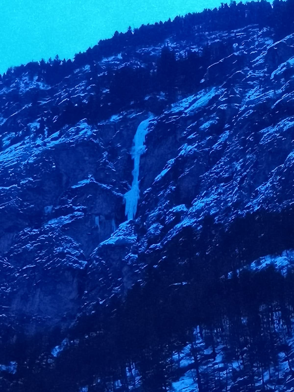 Overhead as seen from the car