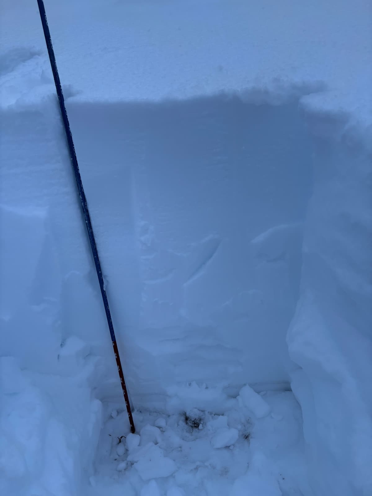 120 cm in a flat area with no weak layers and well bonded snow
