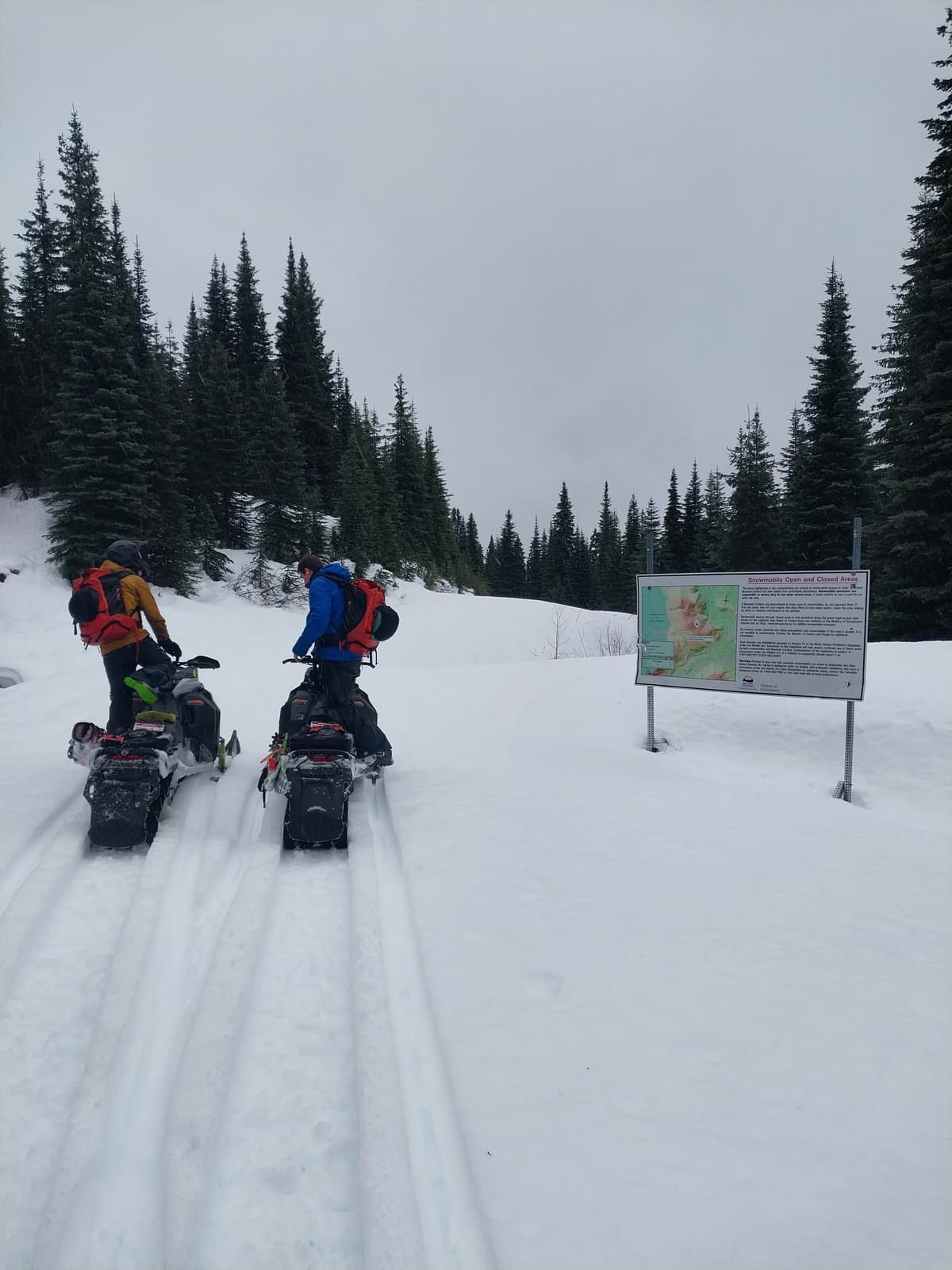 Snow mixed with rain at 1260m