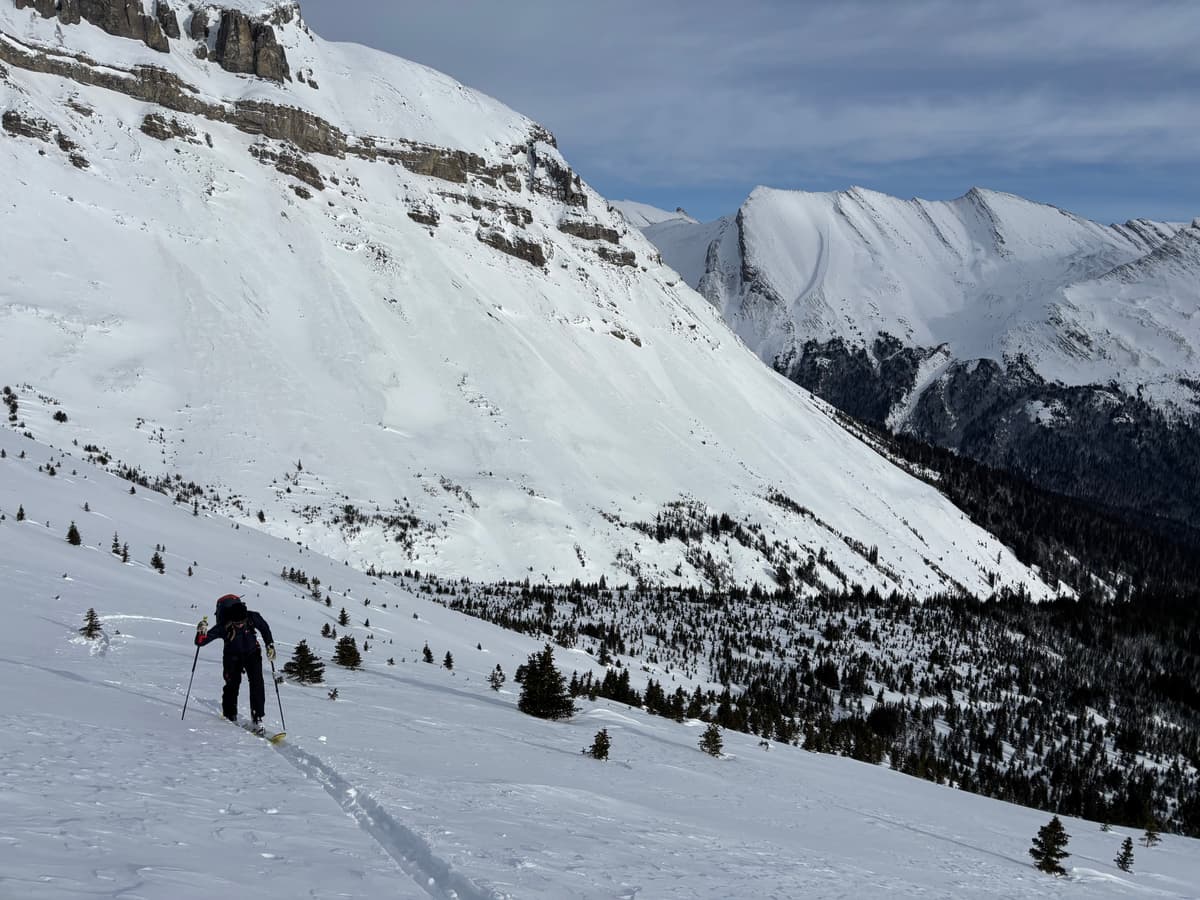Wind effected snow in Nigel Basin