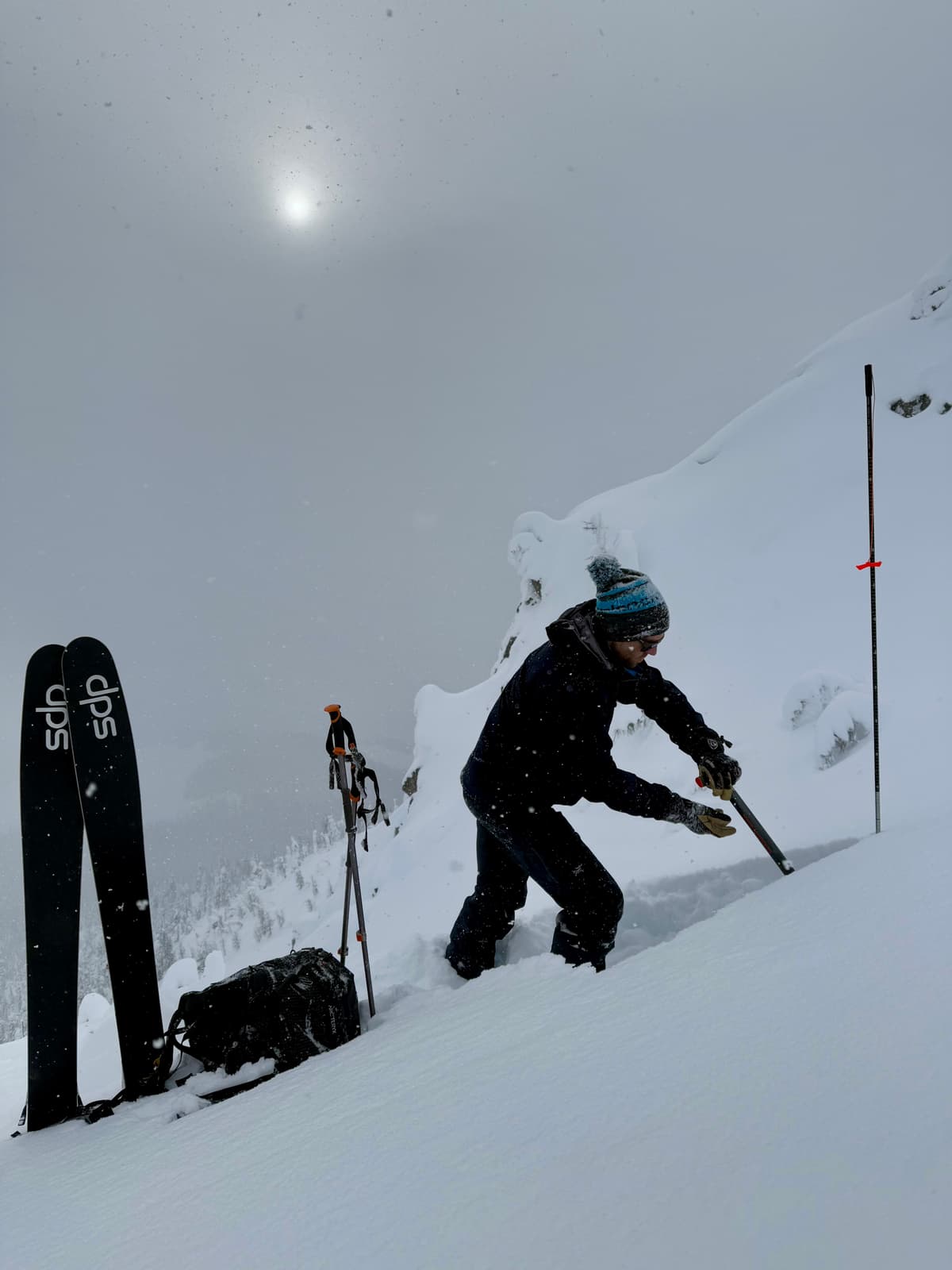 Dig, look, ski, repeat.