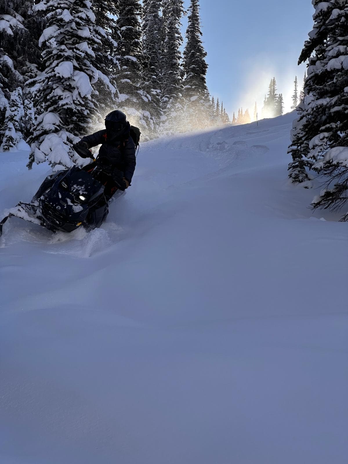 Good riding in sheltered areas