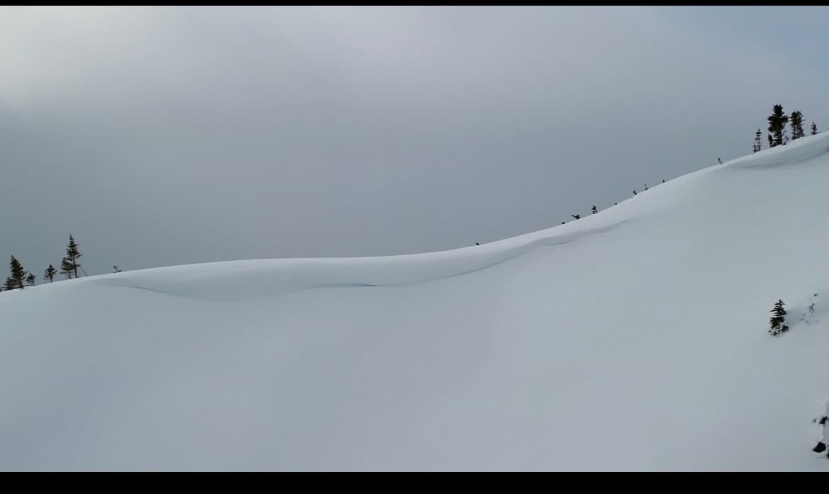 Cornices are getting big up there!