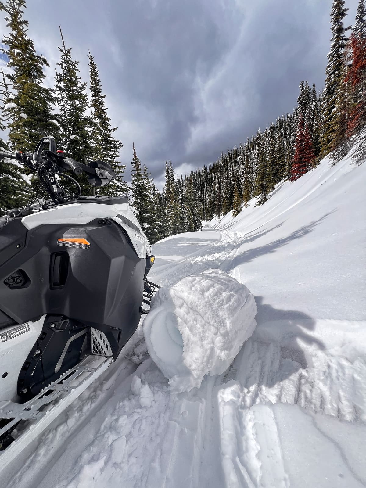 The sun was causing the upper snowpack to fail