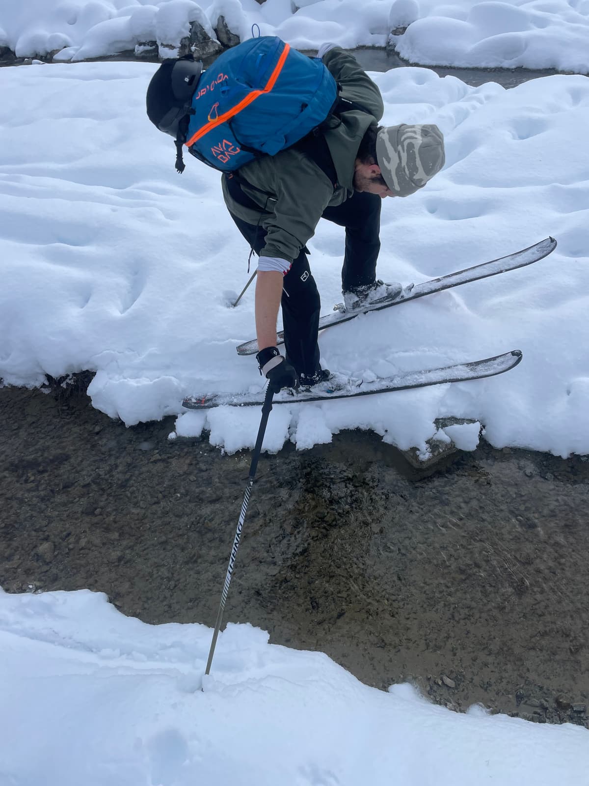 One of several small creek crossings.