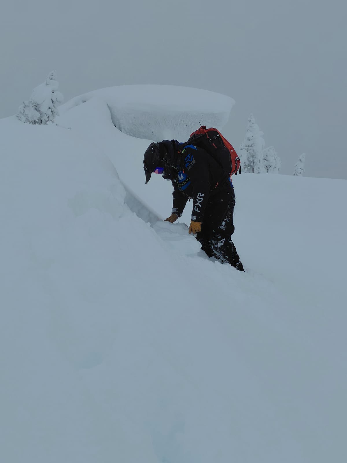 We do lots of quick informal tests for wind slabs