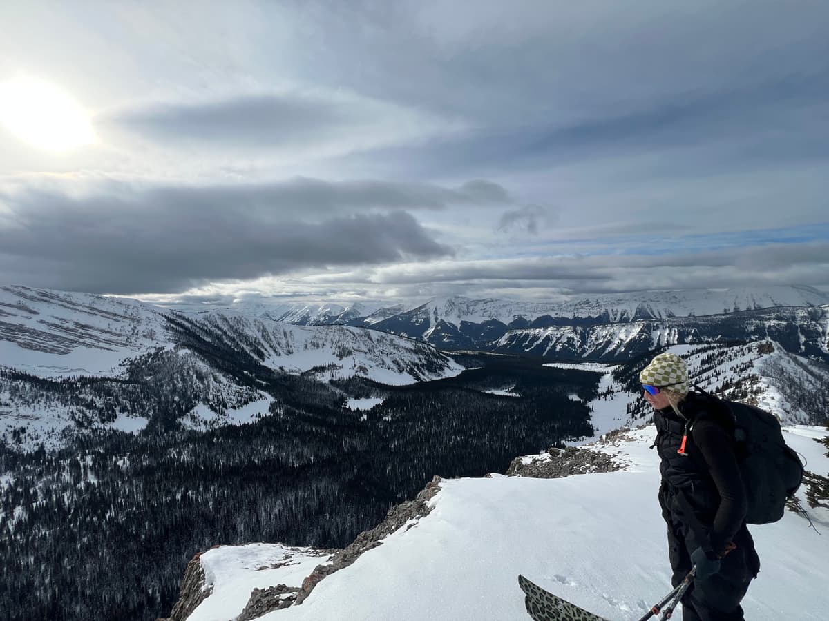 Looking across at Erickson Ridge