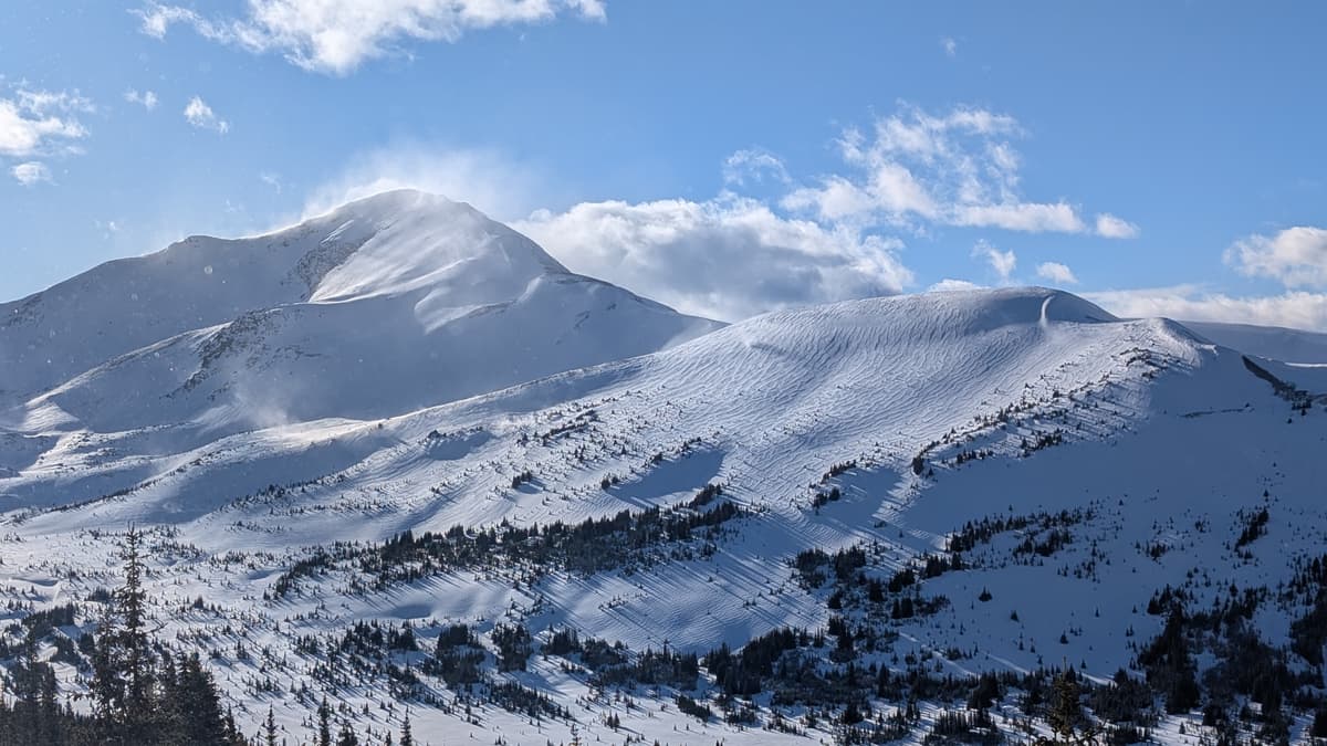 Wind blasted Aberhart's Nose