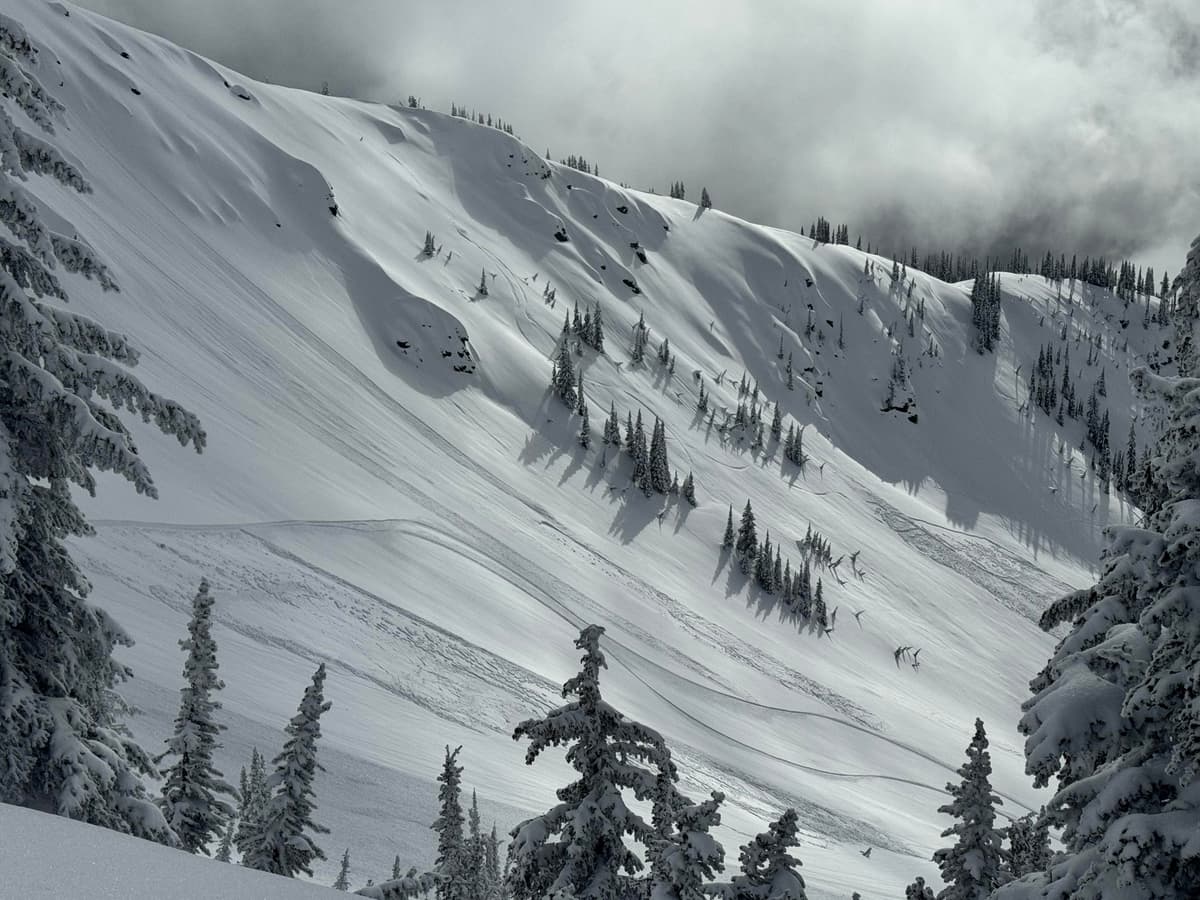 Skier-triggered small size 1 in higher portion of kokanee bowl (W/NW aspects)