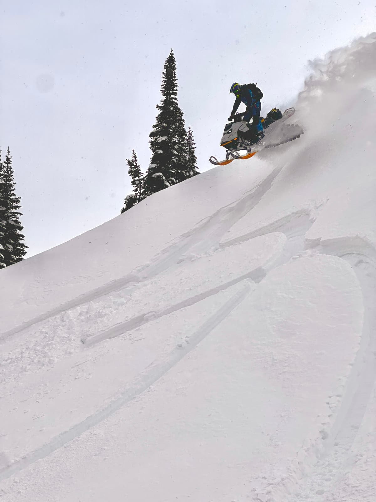 Testing some small slopes by jumping on them.
