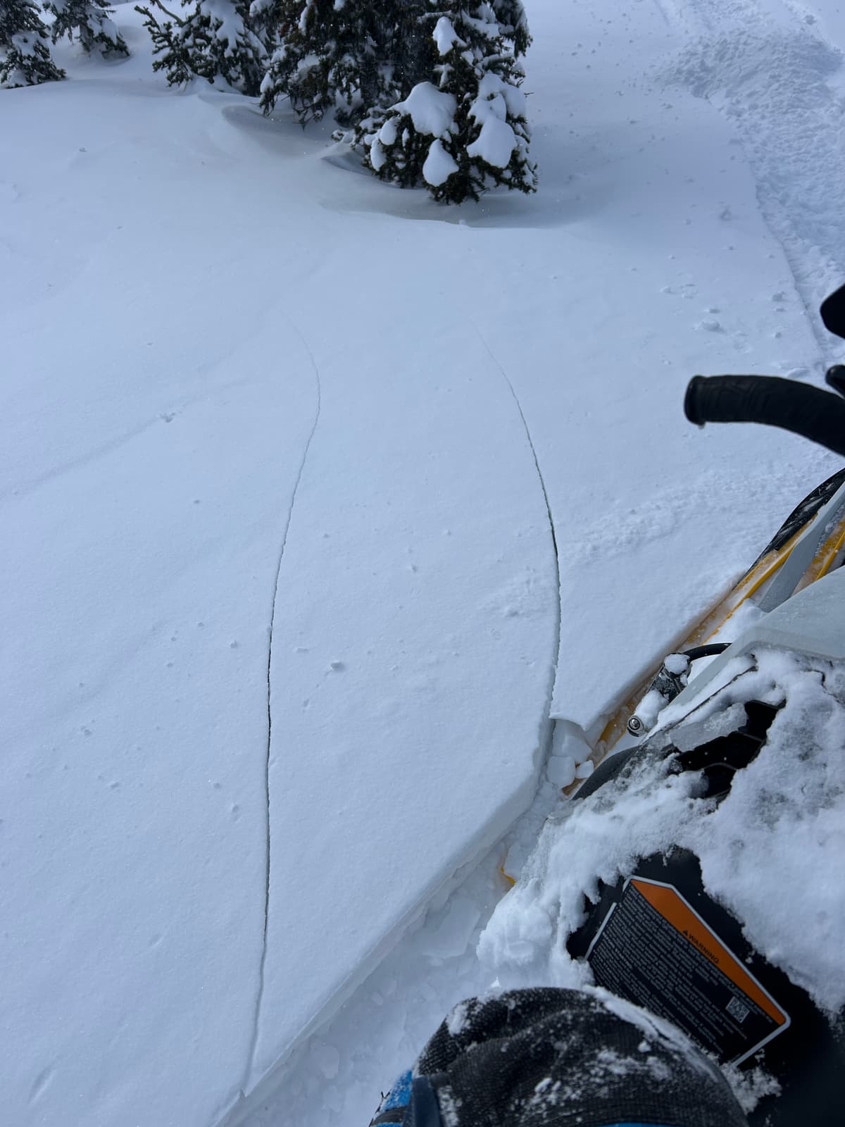 Shooting Cracks observed down ~20cm down