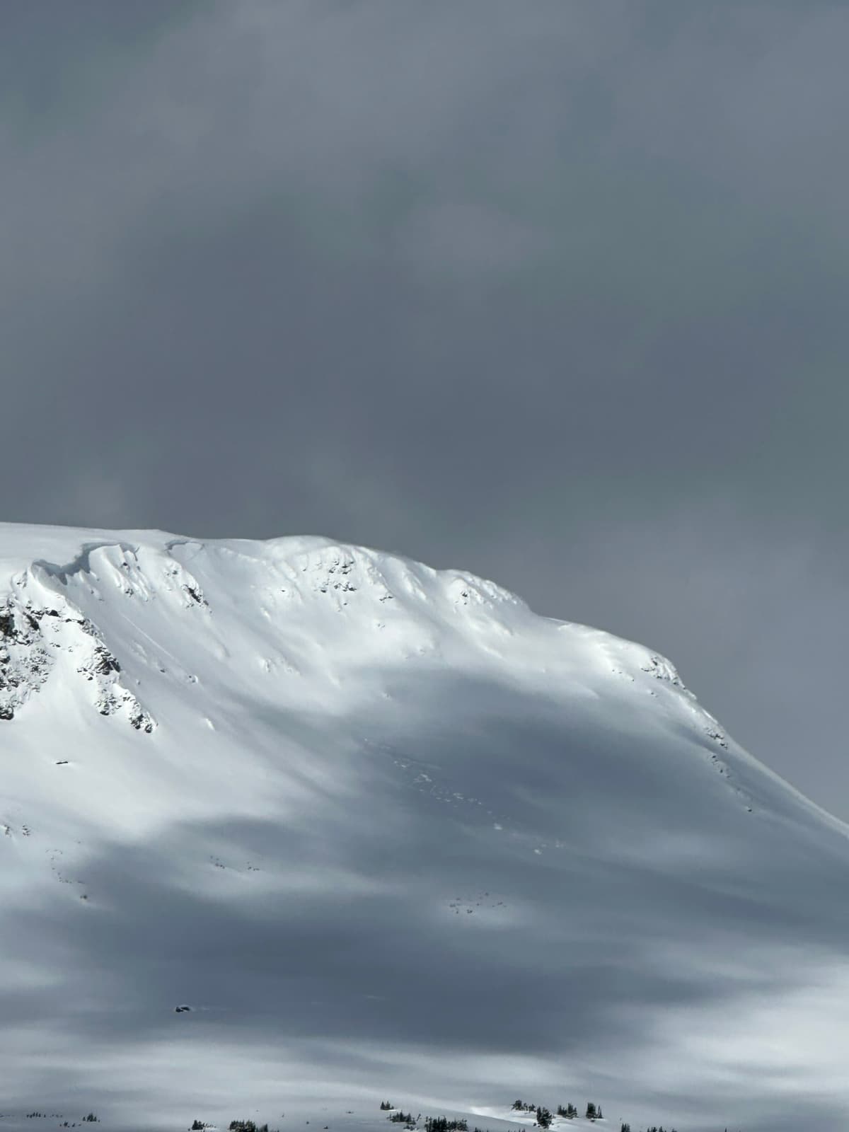 Cornice failure from last weekends warming.