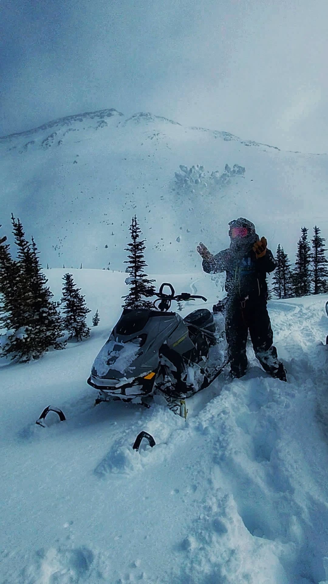 Powder in sheltered areas