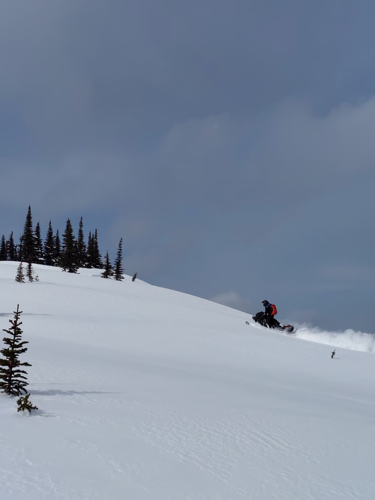 A few cm of soft snow