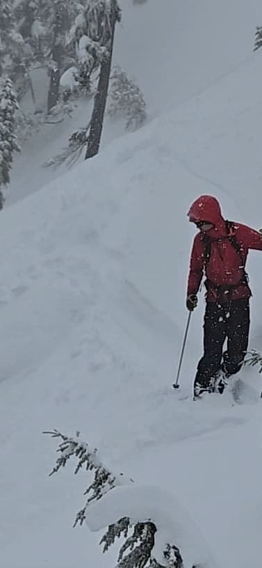 Underwhelming ski cuts. Better than overwhelming!