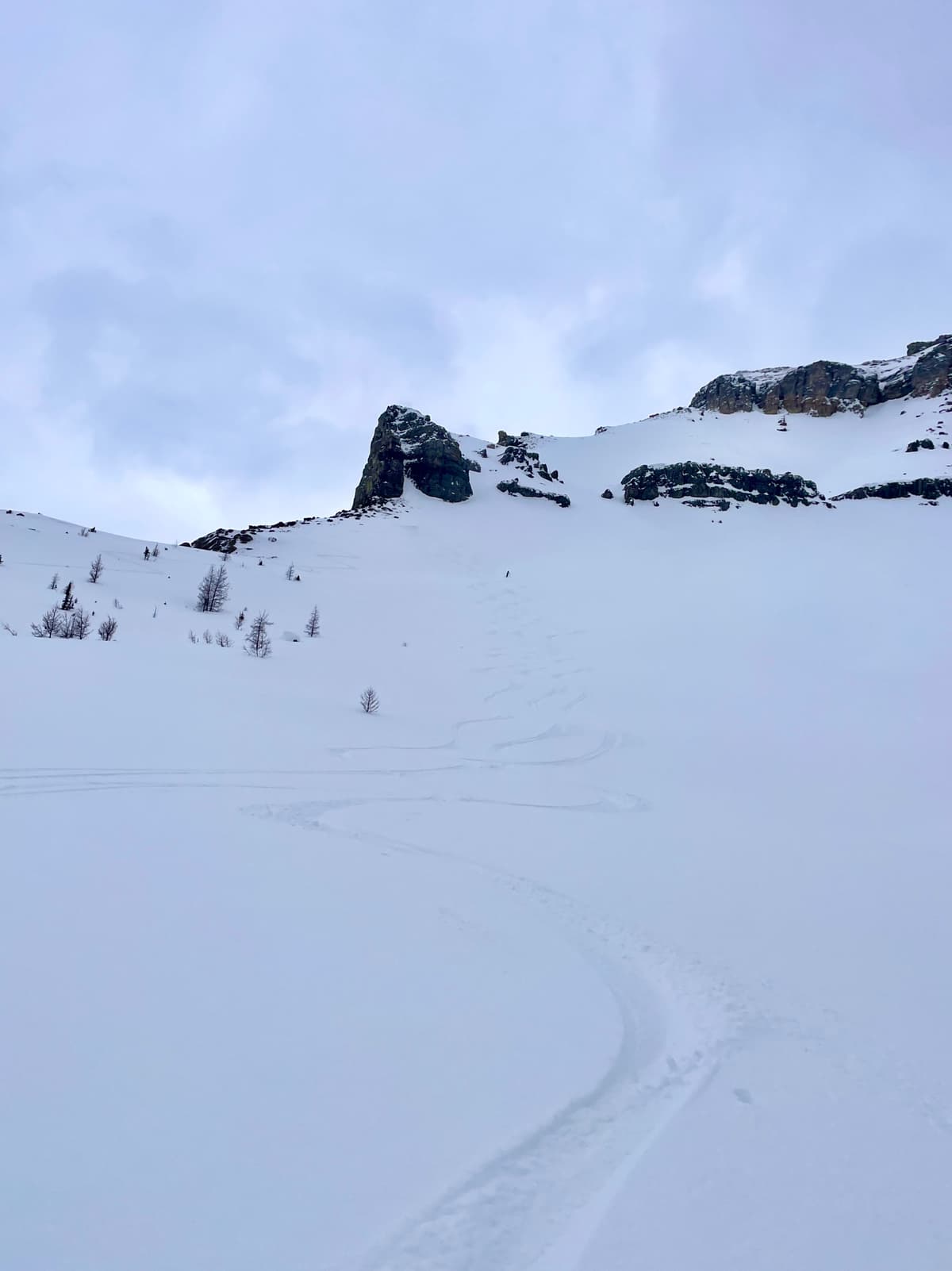 Looking north in Redoubt bowl