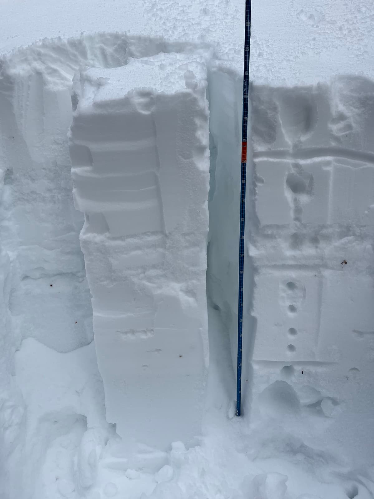 170cm snow depth