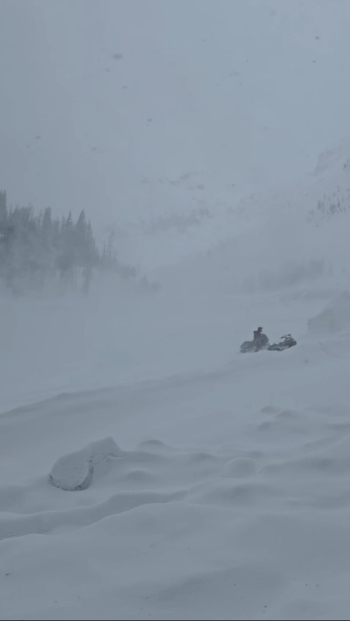 Wind transport making for tough visibility