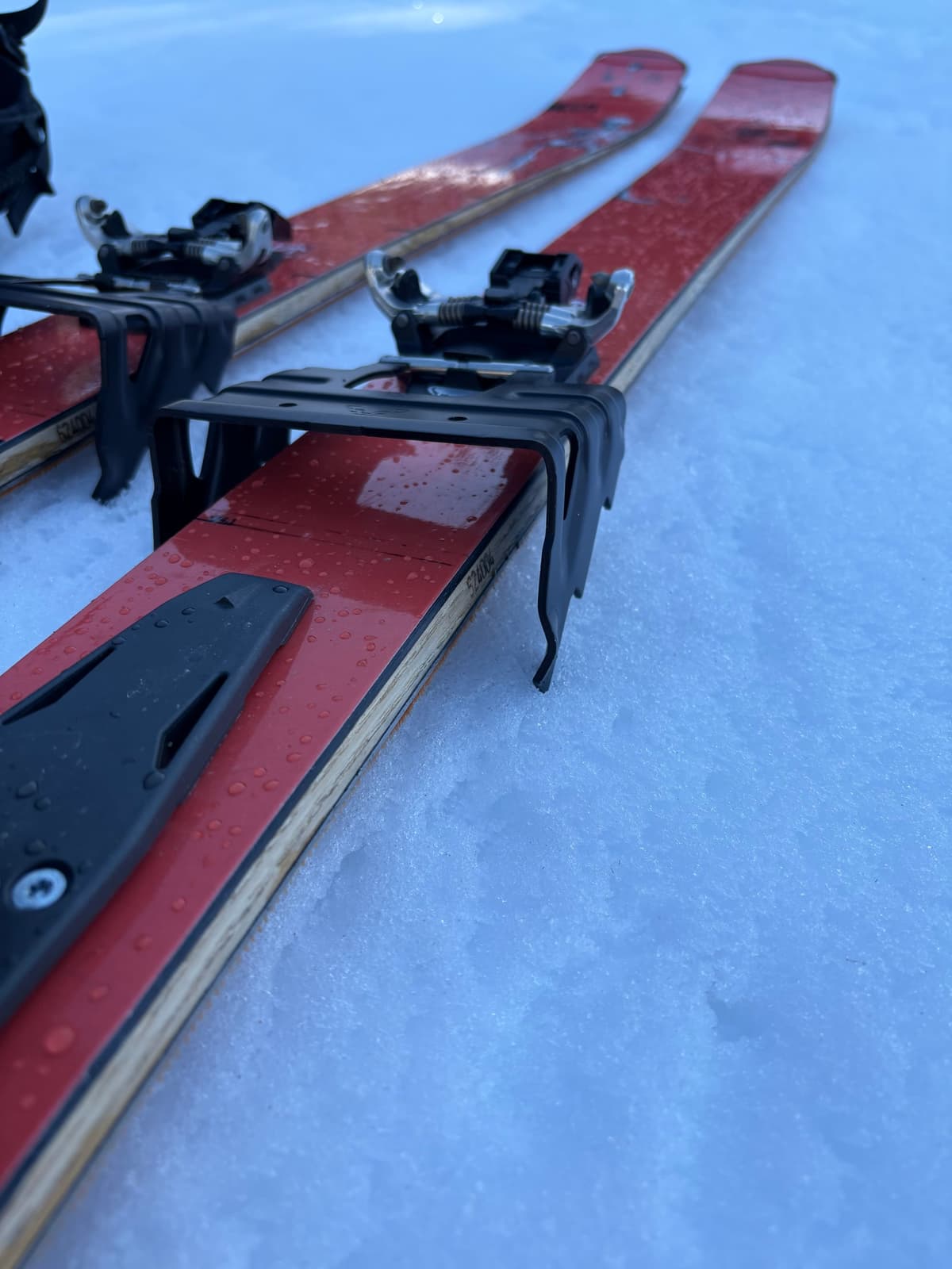 It's the season of ski crampons if you are out before the snow softens!