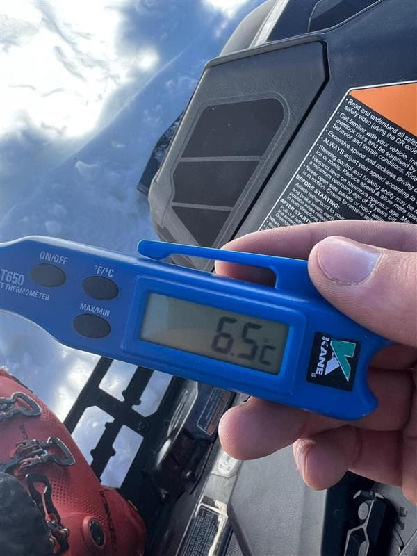 +6.5 at 2100 m today