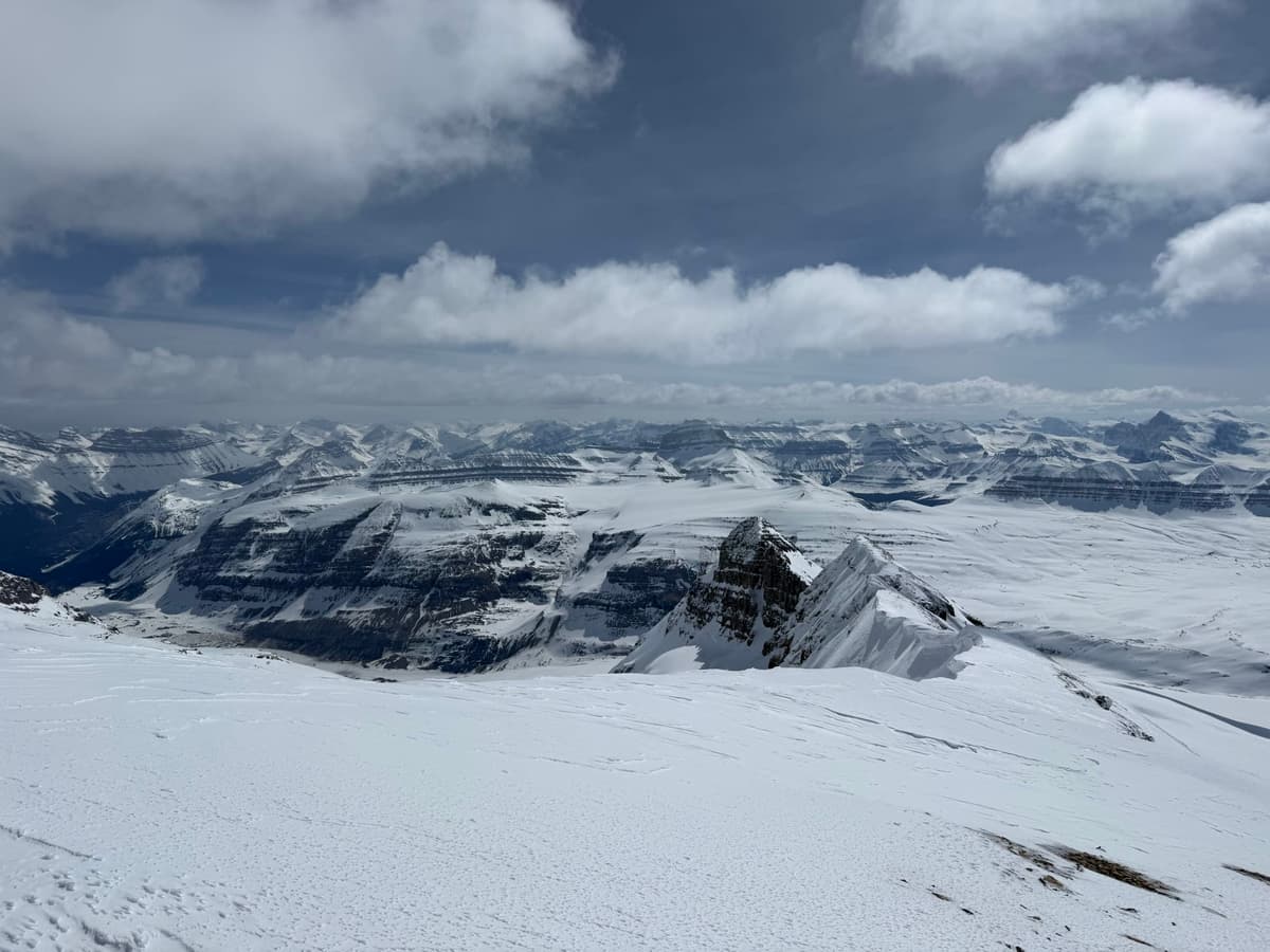 Looking towards Pat Sheehan traverse